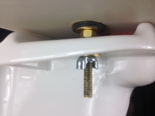 cannot remove toilet tank bolts